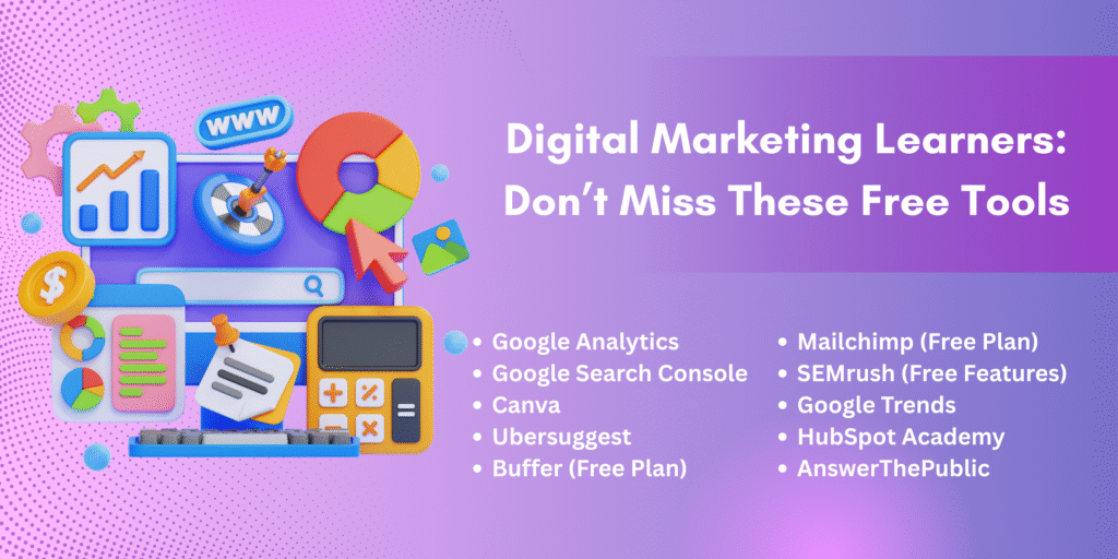 Free digital marketing tools