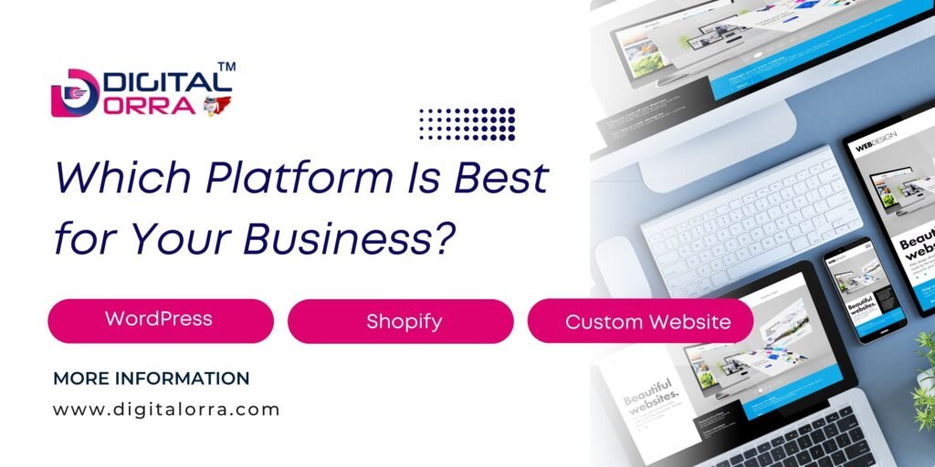 WordPress vs Shopify vs Custom Website