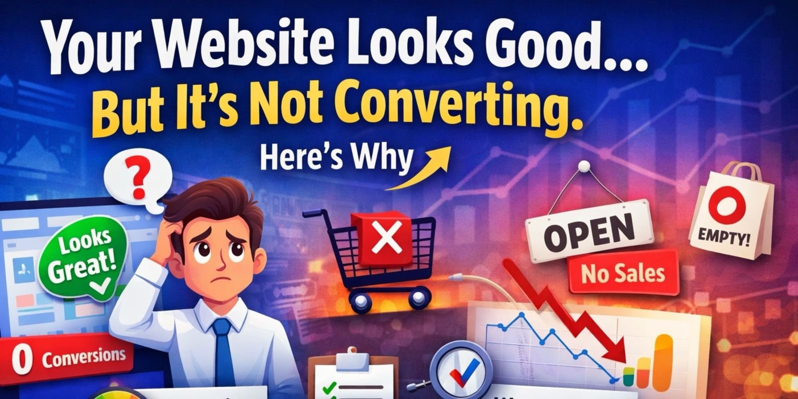 Your Website Looks Good… But It’s Not Converting. Here’s Why (And How to Fix It)