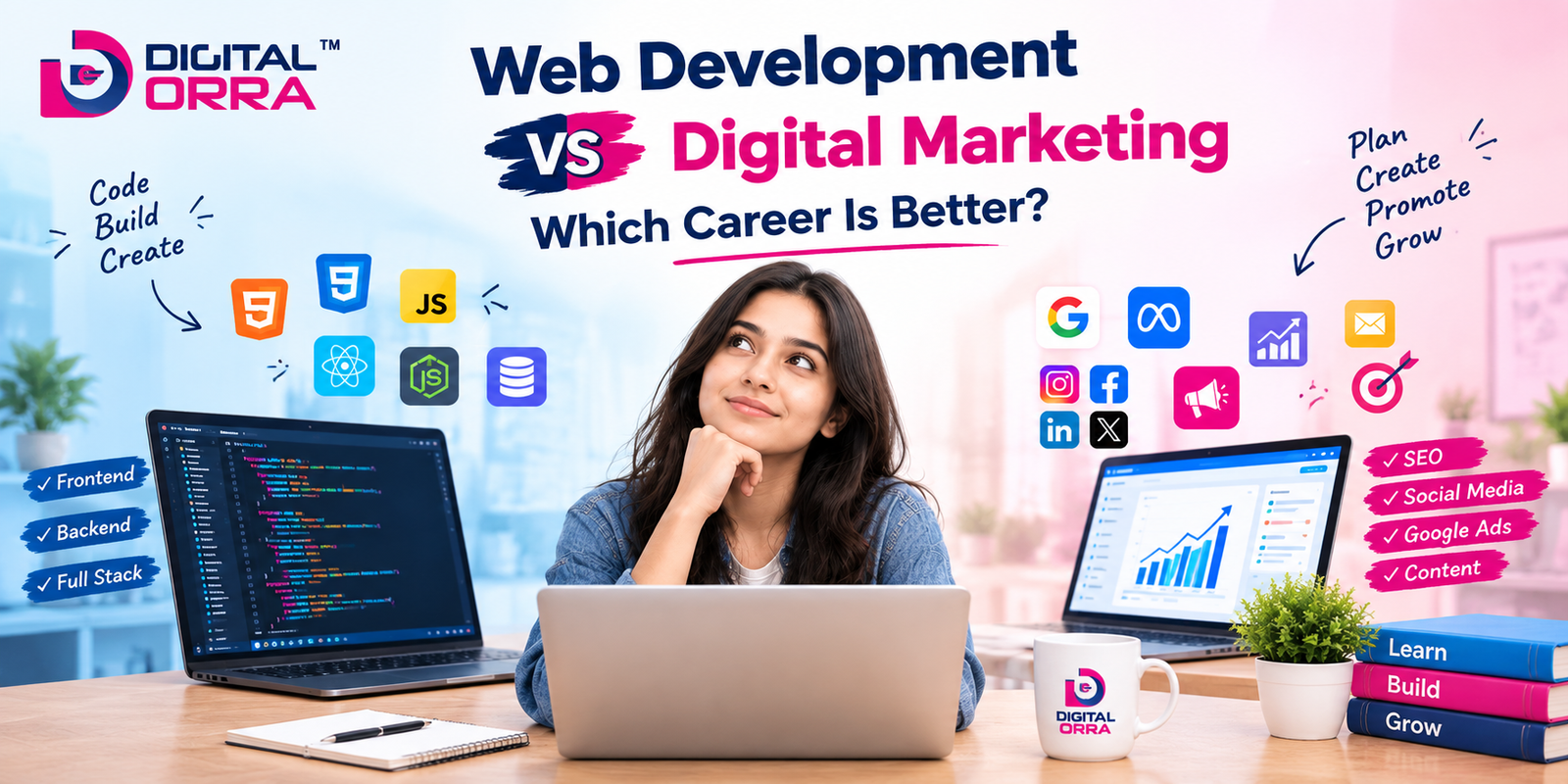 Web Development vs Digital Marketing